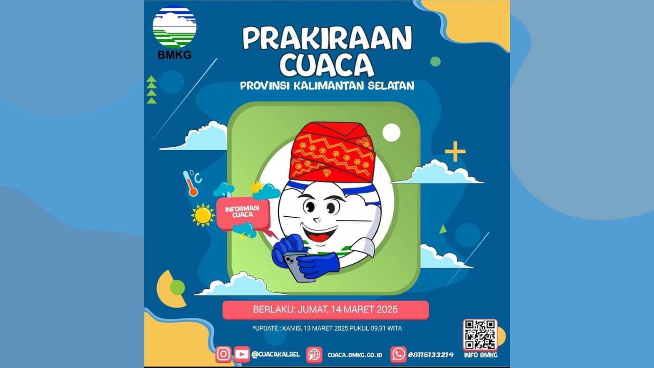 BMKG dan Diskominfo Kalsel Bersinergi Sebarluaskan Informasi Cuaca dan Iklim