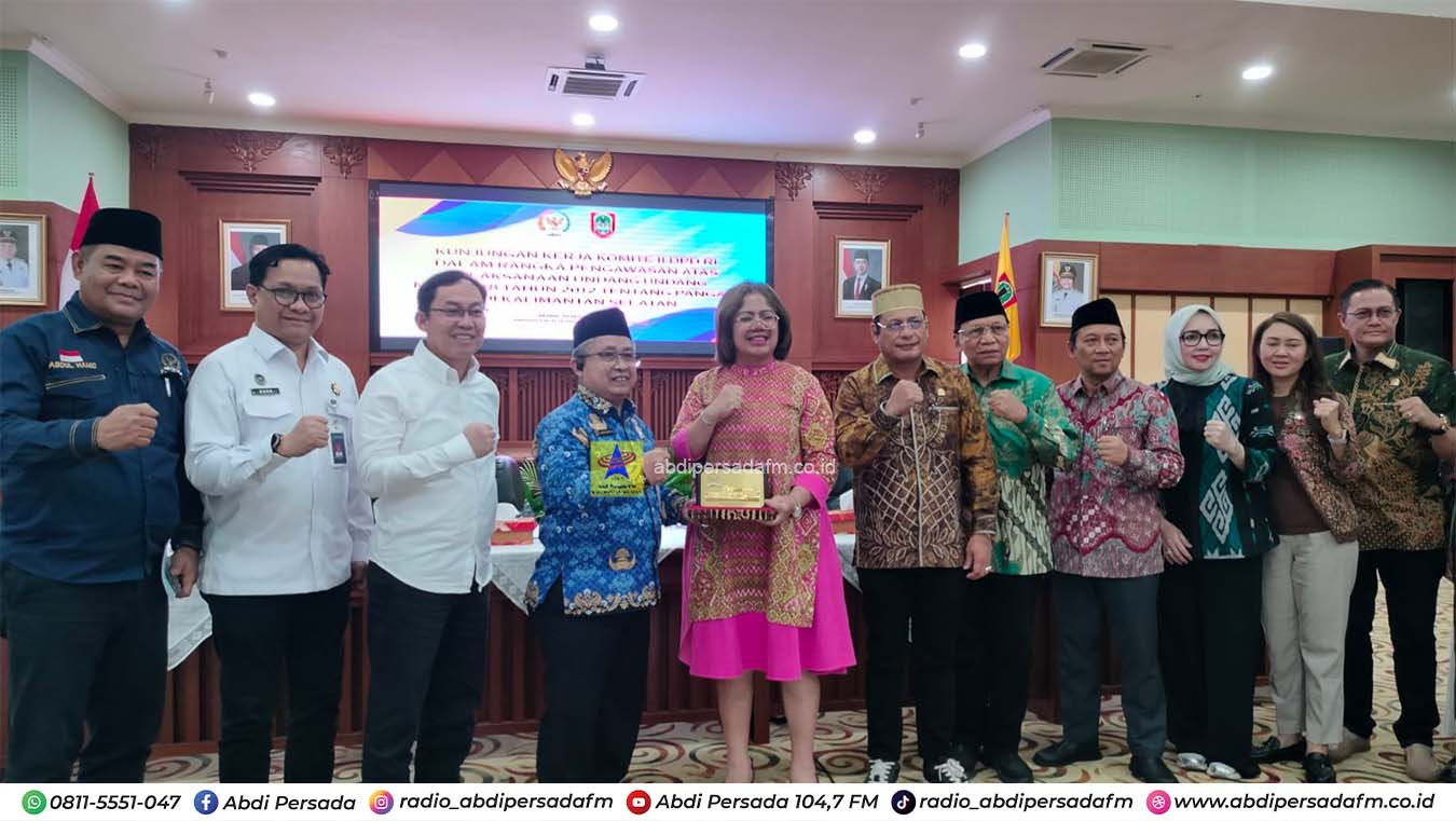 Kunker ke Kalsel, Komite II DPD RI Lakukan Pengawasan UU Pangan