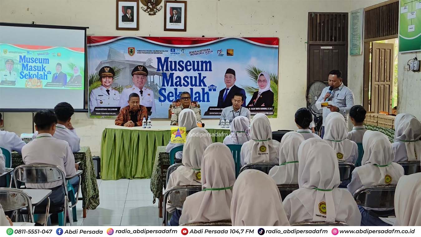 Tingkatkan Literasi Sejarah Siswa, Disdikbud Kalsel Hadirkan Museum Masuk Sekolah