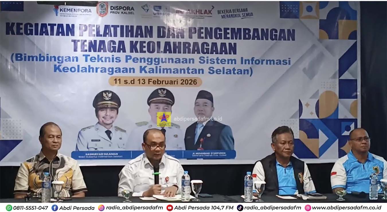 Gelar Pelatihan, Dispora Kenalkan Olahraga Berbasis Data dan Teknologi