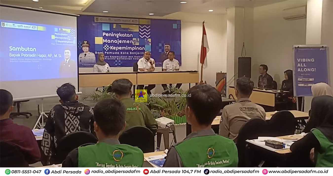 Gelar Pelatihan, Dispora Kalsel Didik Pemuda Banjarmasin Soal Manajemen Kepemimpinan