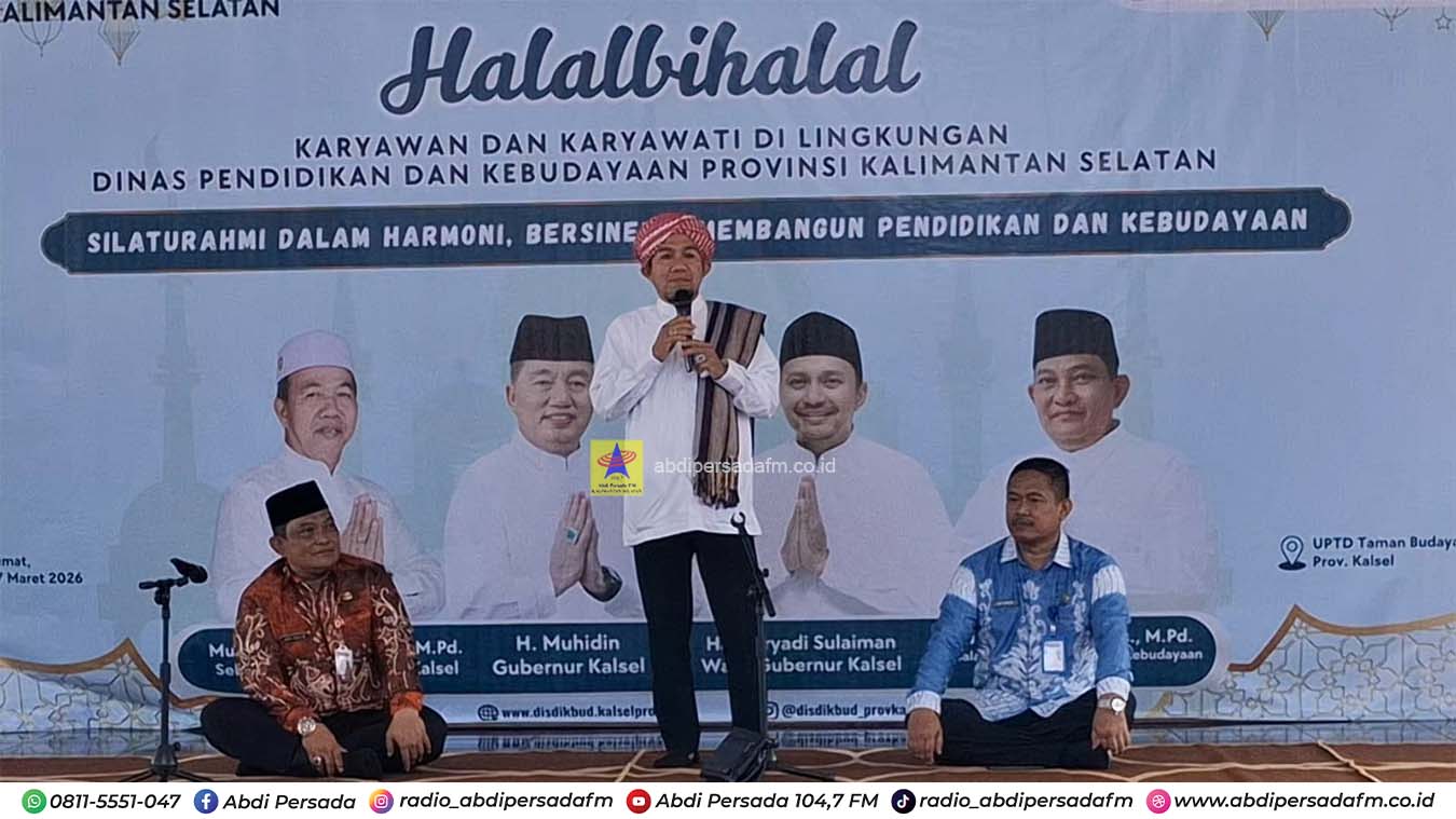Perkuat Silaturahmi dan Semangat Kerja, Disdikbud Kalsel Gelar Halalbihalal