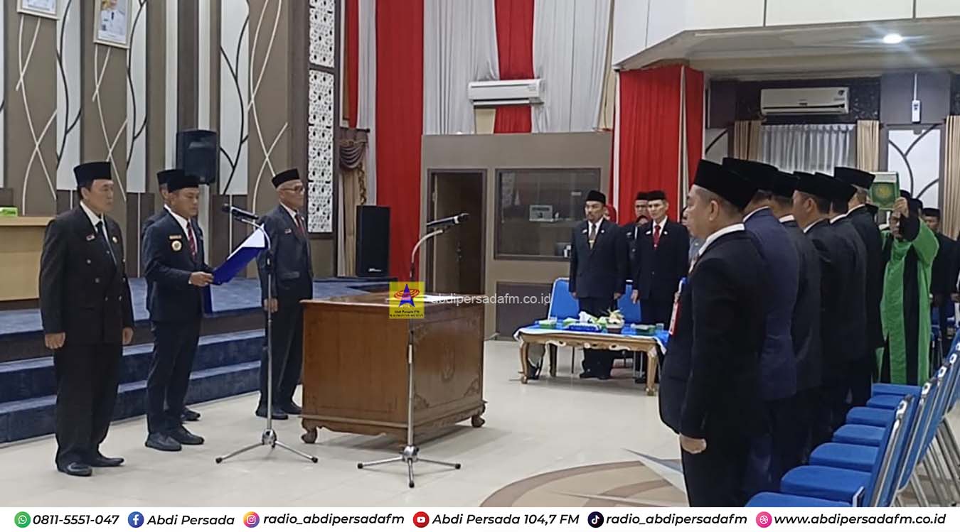 Lantik 7 Pimpinan Tinggi Pratama, Ini Pesan Wali Kota Banjarmasin