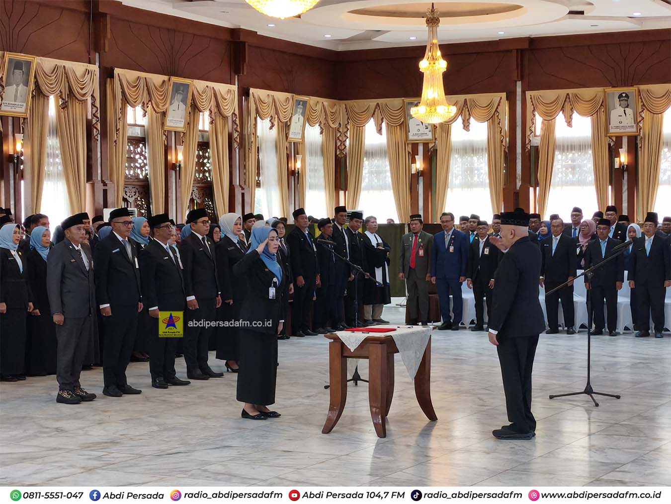 Lantik Pejabat Pemprov Kalsel, Gubernur Muhidin Tekankan Loyalitas dan Profesionalisme